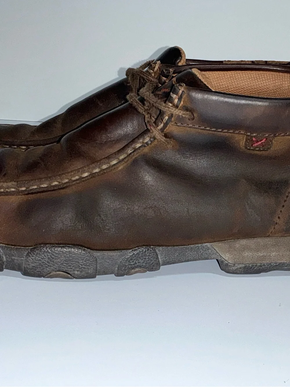 Steal Toe Safety Twisted X Men's Brown Leather Chukka Boots 9.5 western workwear